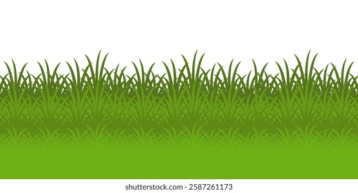 Grass. Set of Grass vector illustrations in flat style. Grass illustration isolated on white background