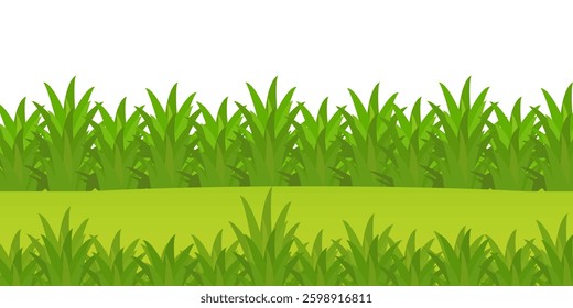 Grass. Set of Grass vector illustrations in flat style. Grass illustration isolated on white background