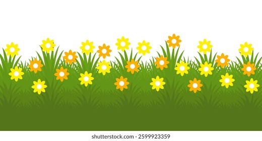 Grass. Set of Grass vector illustrations in flat style. Grass illustration isolated on white background
