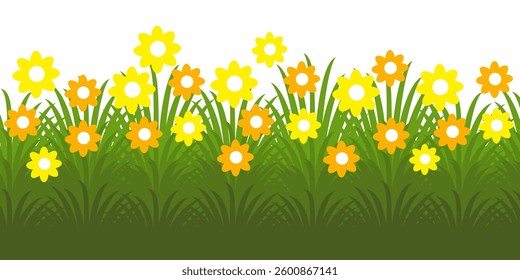 Grass. Set of Grass vector illustrations in flat style. Grass illustration isolated on white background