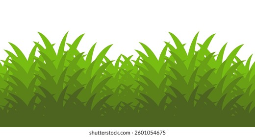 Grass. Set of Grass vector illustrations in flat style. Grass illustration isolated on white background