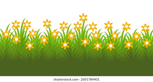 Grass. Set of Grass vector illustrations in flat style. Grass illustration isolated on white background