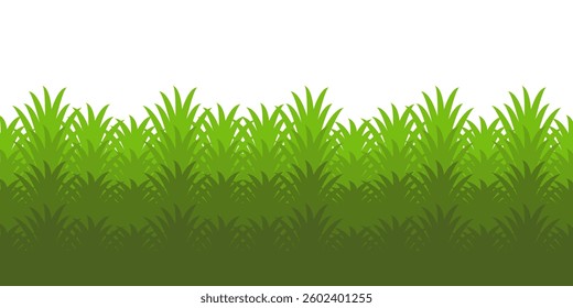 Grass. Set of Grass vector illustrations in flat style. Grass illustration isolated on white background