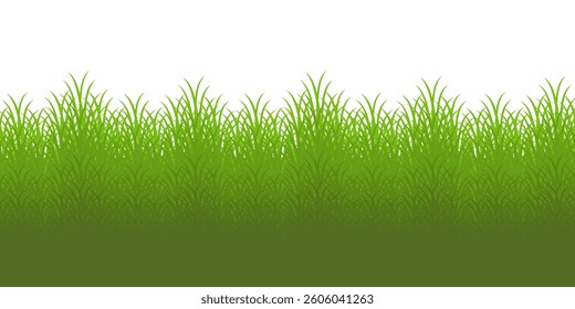 Grass. Set of Grass vector illustrations in flat style. Grass illustration isolated on white background