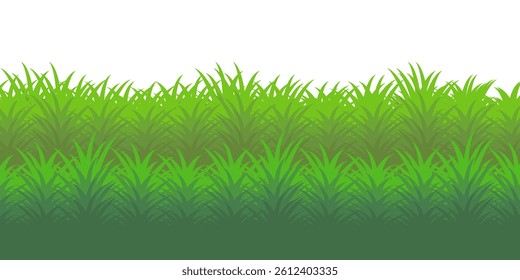 Grass. Set of Grass vector illustrations in flat style. Grass illustration isolated on white background