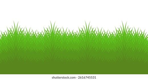 Grass. Set of Grass vector illustrations in flat style. Grass illustration isolated on white background