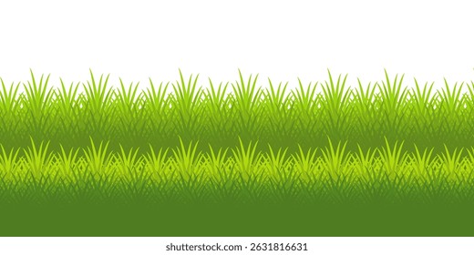 Grass. Set of Grass vector illustrations in flat style. Grass illustration isolated on white background