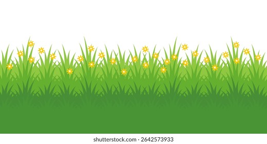 Grass. Set of Grass vector illustrations in flat style. Grass illustration isolated on white background