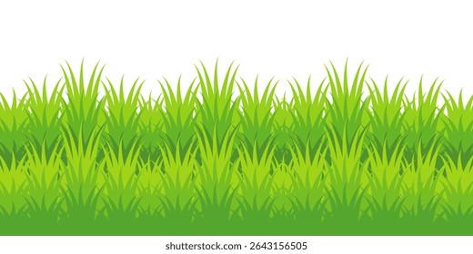 Grass. Set of Grass vector illustrations in flat style. Grass illustration isolated on white background