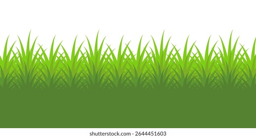 Grass. Set of Grass vector illustrations in flat style. Grass illustration isolated on white background
