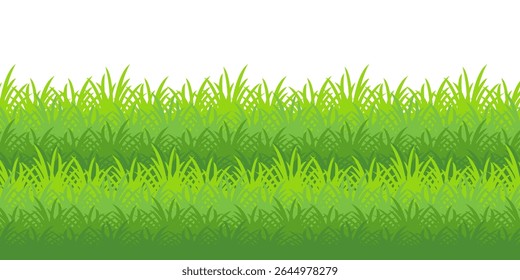 Grass. Set of Grass vector illustrations in flat style. Grass illustration isolated on white background