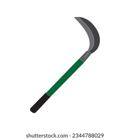 Grass sickle icon vector illustration simple design