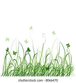Grass silhouette