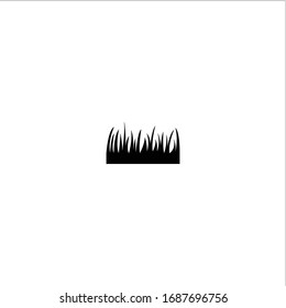 Grass silhouette icon illustration- Vector