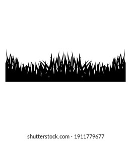 Grass. Silhouette Of Grass. Vector Illustration