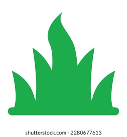grass springtime season flat icon style