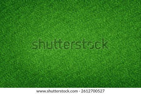 Grass texture. Green lawn background for soccer, golf or baseball. Realistic fresh carpet. Football field wallpaper. Natural or plastic turf for outdoor game. Vector illustration.