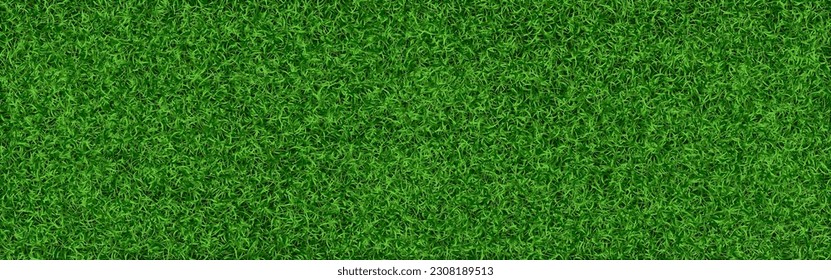 Grass texture. Summer garden template. Realistic lawn background. Green backyard concept. Fresh grass carpet. Green field wallpaper. Vector illustration.
