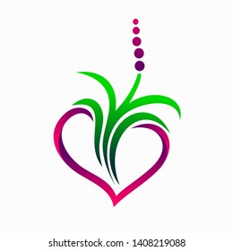 Grass that forms the heart