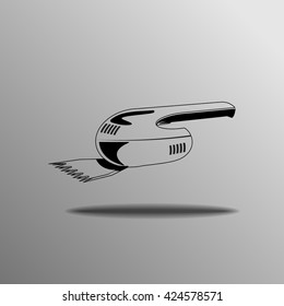 Grass Trimmer on a gray background