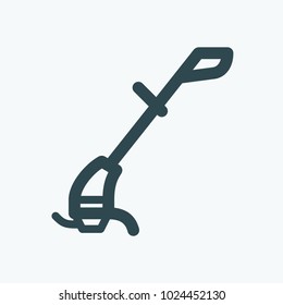 Grass Trimmer Vector Icon