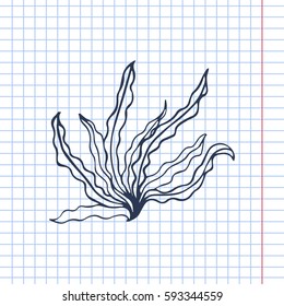 grass vector doodle illustration