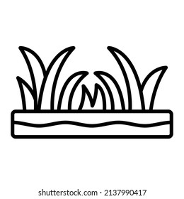 Grass vector icon. Can be used for printing, mobile and web applications.