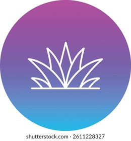 Grass vector icon. Can be used for printing, mobile and web applications.