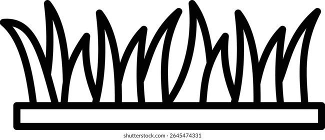 Grass vector icon. Can be used for printing, mobile and web applications.