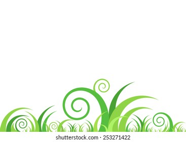Grass. Vector illustration