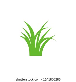 grass vector illustration logo. grass icon