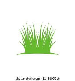 grass vector illustration logo. grass icon