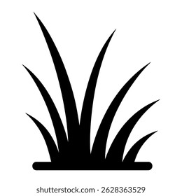 Grass vector illustration simple grass icon clipart grass design element
