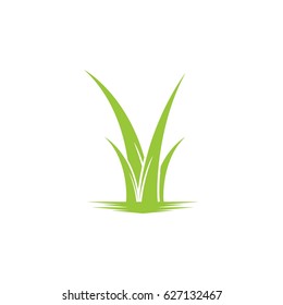 grass vector logo