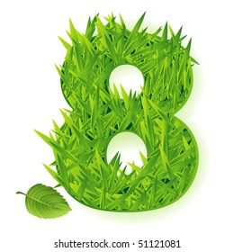 Grass vector numbers. Eight.