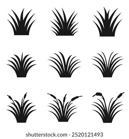 grass vector pack for graphic design
