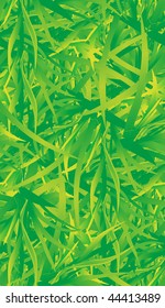 Grass vector seamless pattern. Top view