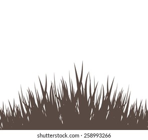 grass vector silhouette black