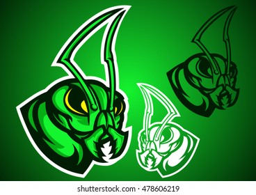 grasshopper ant green logo