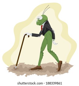 grasshopper cartoon