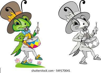 grasshopper  cartoon