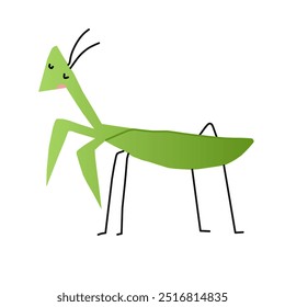 Grasshopper cricket limpo ilustração e vetor 