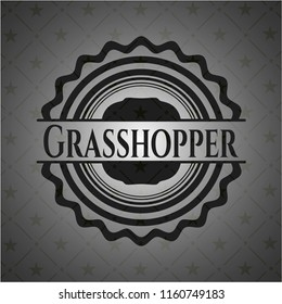 Grasshopper dark icon or emblem