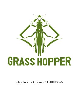 grasshopper design icon logo vector