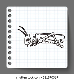grasshopper doodle