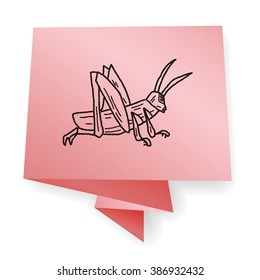grasshopper doodle