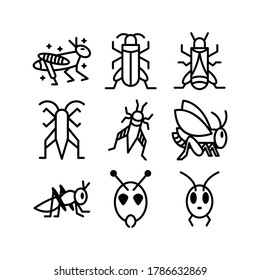 grasshopper icon or logo isolated sign symbol vector illustration - Collection of high quality black style vector icons
