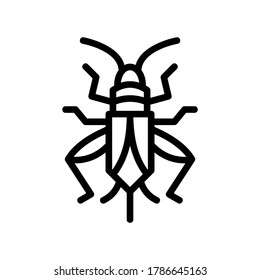 grasshopper icon or logo isolated sign symbol vector illustration - high quality black style vector icons
