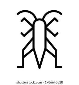 grasshopper icon or logo isolated sign symbol vector illustration - high quality black style vector icons

