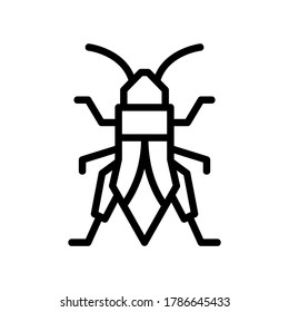 grasshopper icon or logo isolated sign symbol vector illustration - high quality black style vector icons
